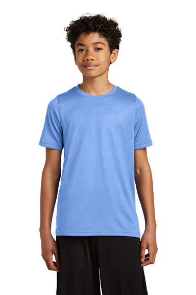 Nike NKDX8787 Youth rLegend Dri-Fit Moisture Wicking Short Sleeve Crewneck T-Shirt Valor Blue Model Front
