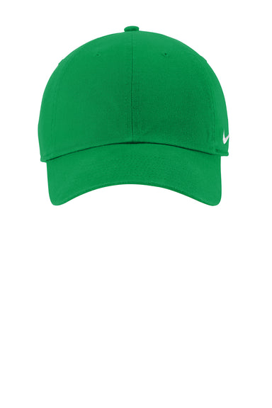 Nike 102699/NKFB5677 Mens Heritage 86 Adjustable Hat Apple Green Flat Front