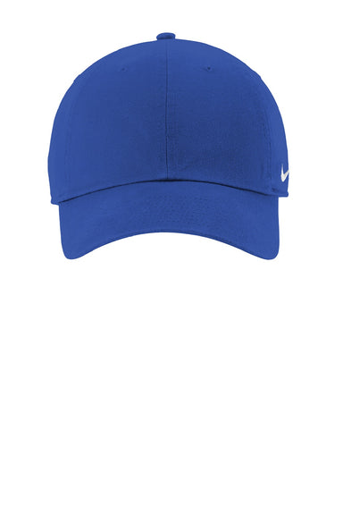 Nike Hats 102699/NKFB5677 Mens Heritage 86 Adjustable Hat Game Royal Blue Flat Front