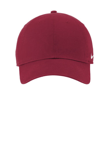 Nike Hats 102699/NKFB5677 Mens Heritage 86 Adjustable Hat Team Maroon Flat Front