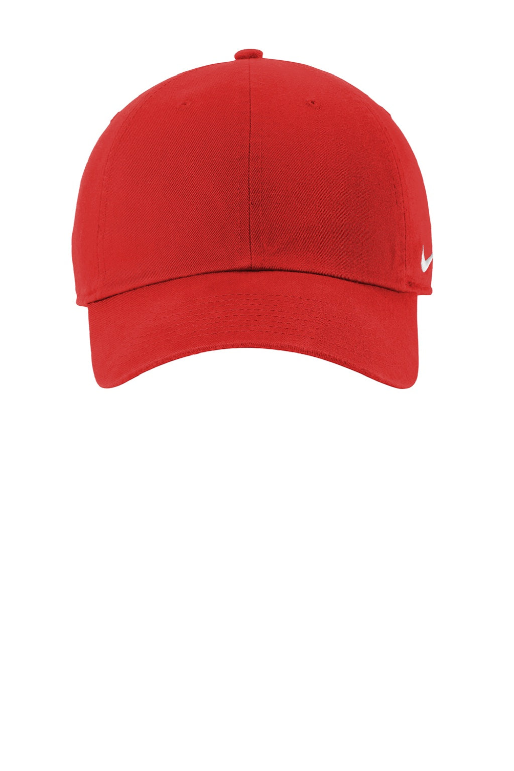 Nike Hats 102699/NKFB5677 Mens Heritage 86 Adjustable Hat University Red Flat Front