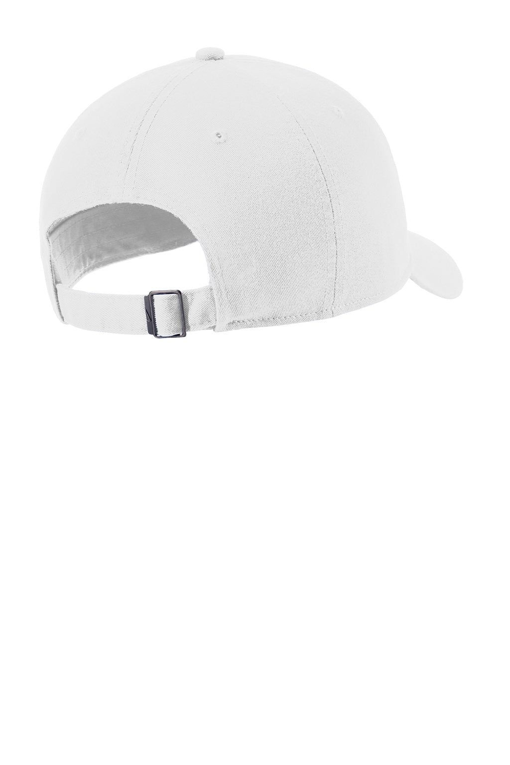 Nike Hats 102699/NKFB5677 Mens Heritage 86 Adjustable Hat White Flat Back