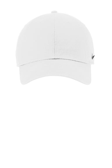 Nike Hats 102699/NKFB5677 Mens Heritage 86 Adjustable Hat White Flat Front