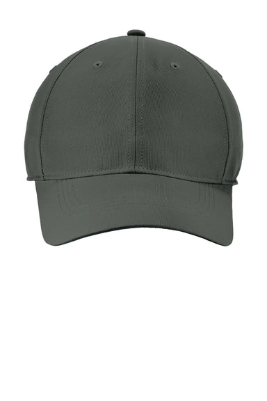 Nike Hats NKAA1859/NKFB6444 Mens Dri-Fit Moisture Wicking Adjustable Hat Anthracite Grey Flat Front