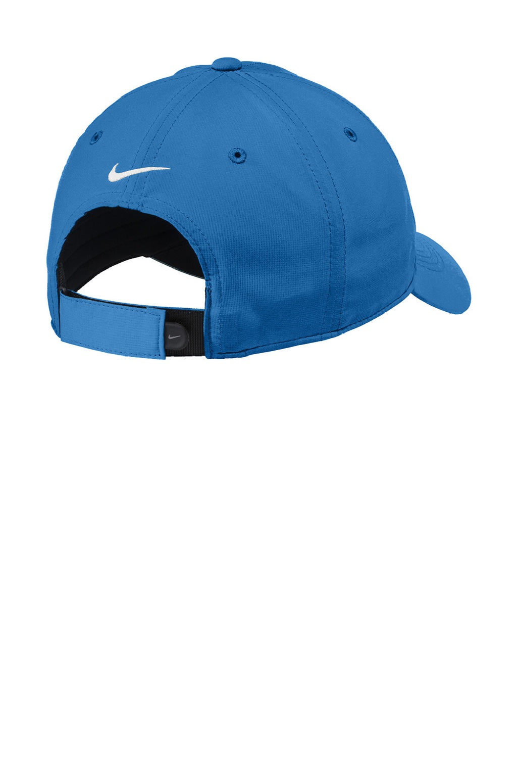 Nike Hats NKAA1859/NKFB6444 Mens Dri-Fit Moisture Wicking Adjustable Hat Gym Blue Flat Back