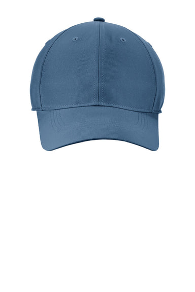 Nike Hats NKAA1859/NKFB6444 Mens Dri-Fit Moisture Wicking Adjustable Hat College Navy Blue Flat Front