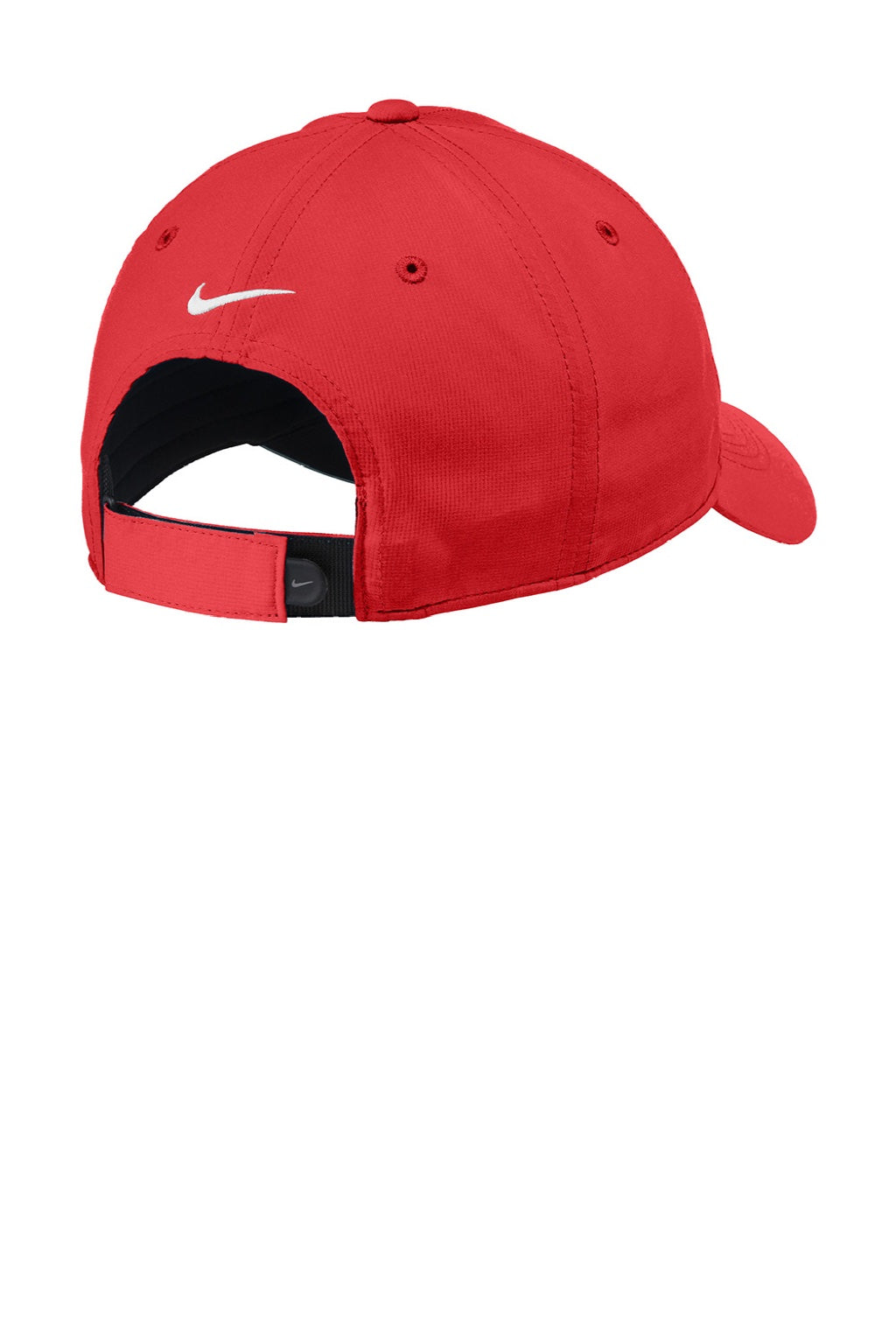 Nike Hats NKAA1859/NKFB6444 Mens Dri-Fit Moisture Wicking Adjustable Hat University Red Flat Back