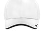 Nike Mens Dri-Fit Moisture Wicking Adjustable Hat - White/Black