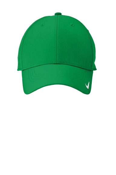 Nike Hats 779797/NKFB6447 Mens Moisture Wicking Adjustable Hat Apple Green Flat Front