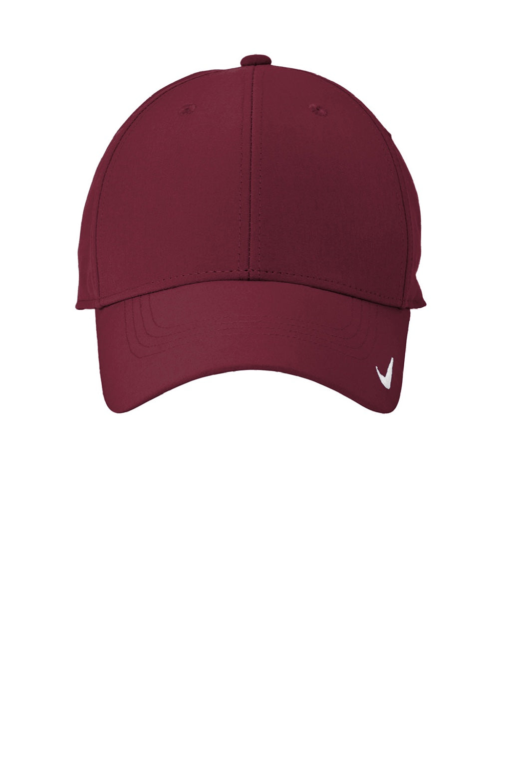 Nike Hats 779797/NKFB6447 Mens Moisture Wicking Adjustable Hat Deep Maroon Flat Front