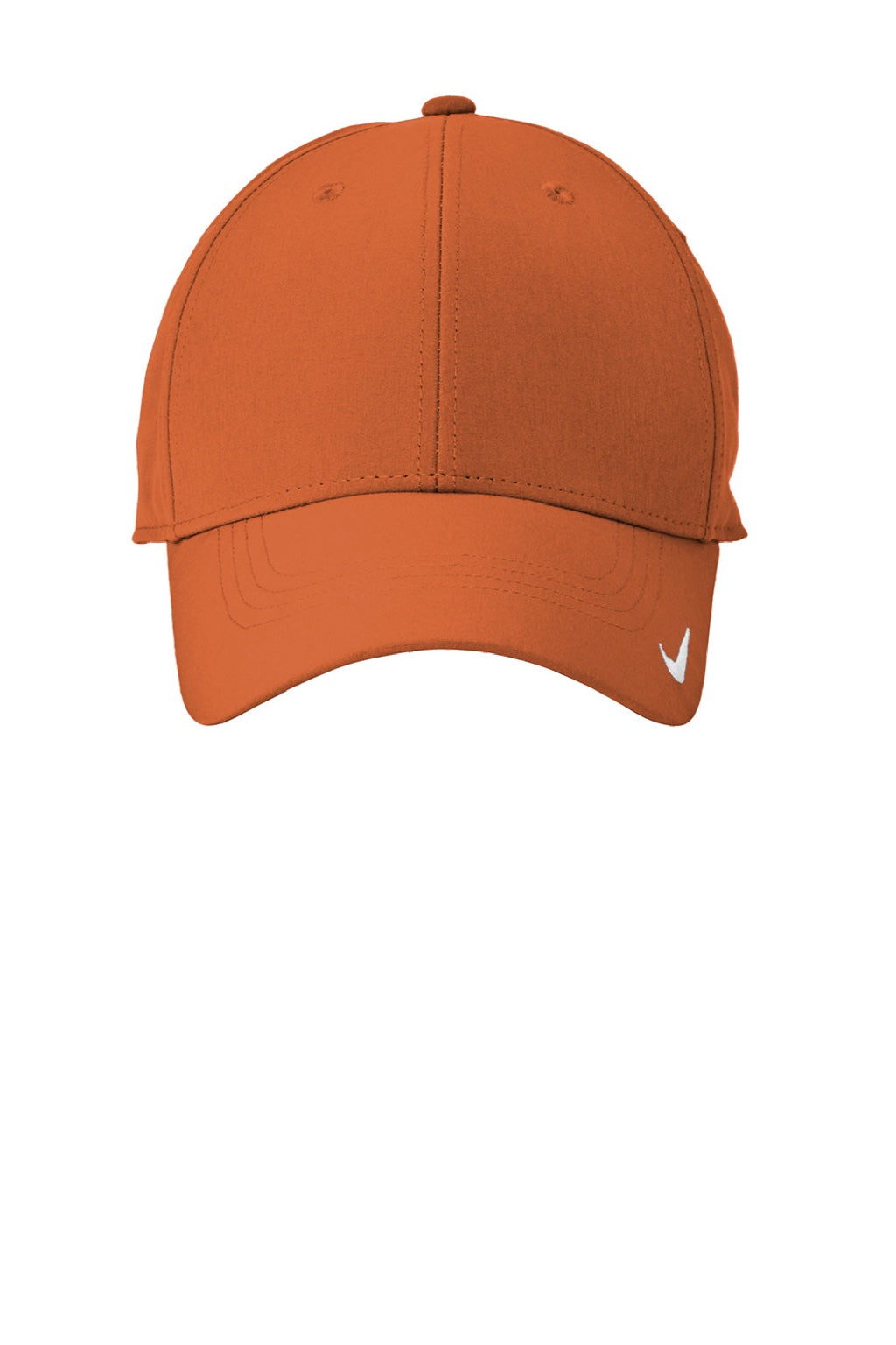 Nike Hats 779797/NKFB6447 Mens Moisture Wicking Adjustable Hat Desert Orange Flat Front