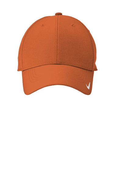 Nike Hats 779797/NKFB6447 Mens Moisture Wicking Adjustable Hat Desert Orange Flat Front