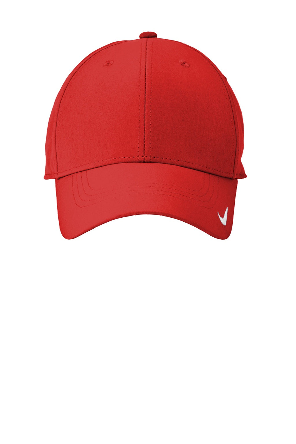 Nike Hats 779797/NKFB6447 Mens Moisture Wicking Adjustable Hat University Red Flat Front