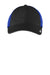 Nike Hats NKAO9293/NKFB6448 Mens Dri-Fit Moisture Wicking Stretch Fit Hat Black/Royal Blue Flat Front