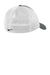 Nike Hats NKAO9293/NKFB6448 Mens Dri-Fit Moisture Wicking Stretch Fit Hat Anthracite Grey/White Flat Back