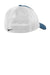 Nike NKAO9293/NKFB6448 Mens Dri-Fit Moisture Wicking Stretch Fit Hat Navy Blue/White Flat Back