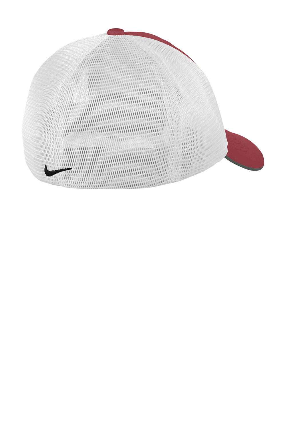 Nike NKAO9293/NKFB6448 Mens Dri-Fit Moisture Wicking Stretch Fit Hat Team Red/White Flat Back