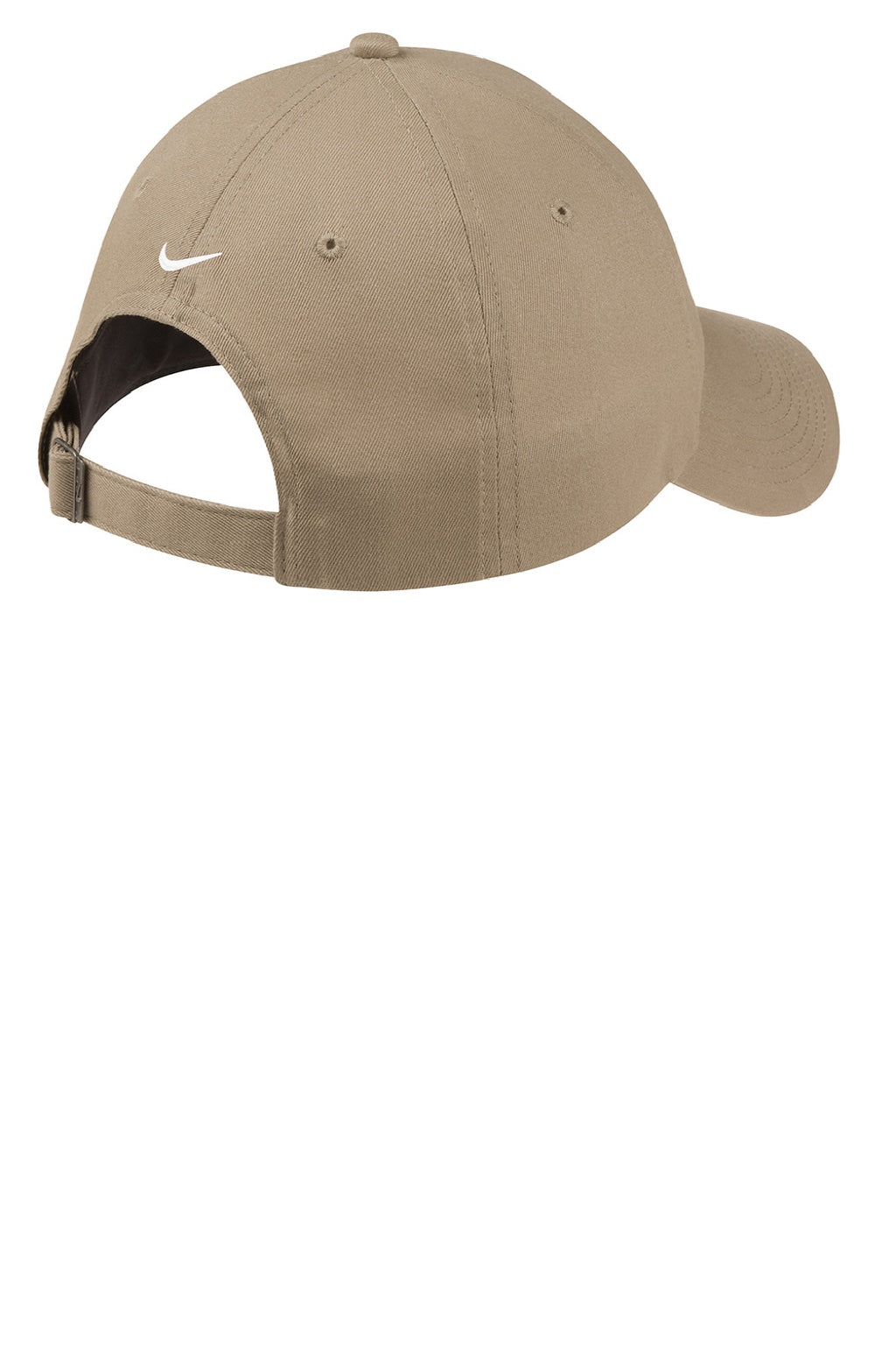 Nike Hats 580087/NKFB6449 Mens Adjustable Hat Khaki Brown Flat Back