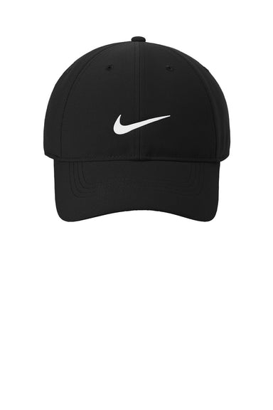 Nike Hats NKFB6450 Mens Dri-Fit Performance Adjustable Hat Black Flat Front