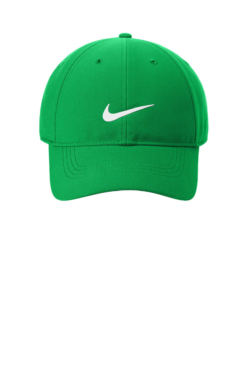 Nike Hats NKFB6450 Mens Dri-Fit Performance Adjustable Hat Lucky Green Flat Front