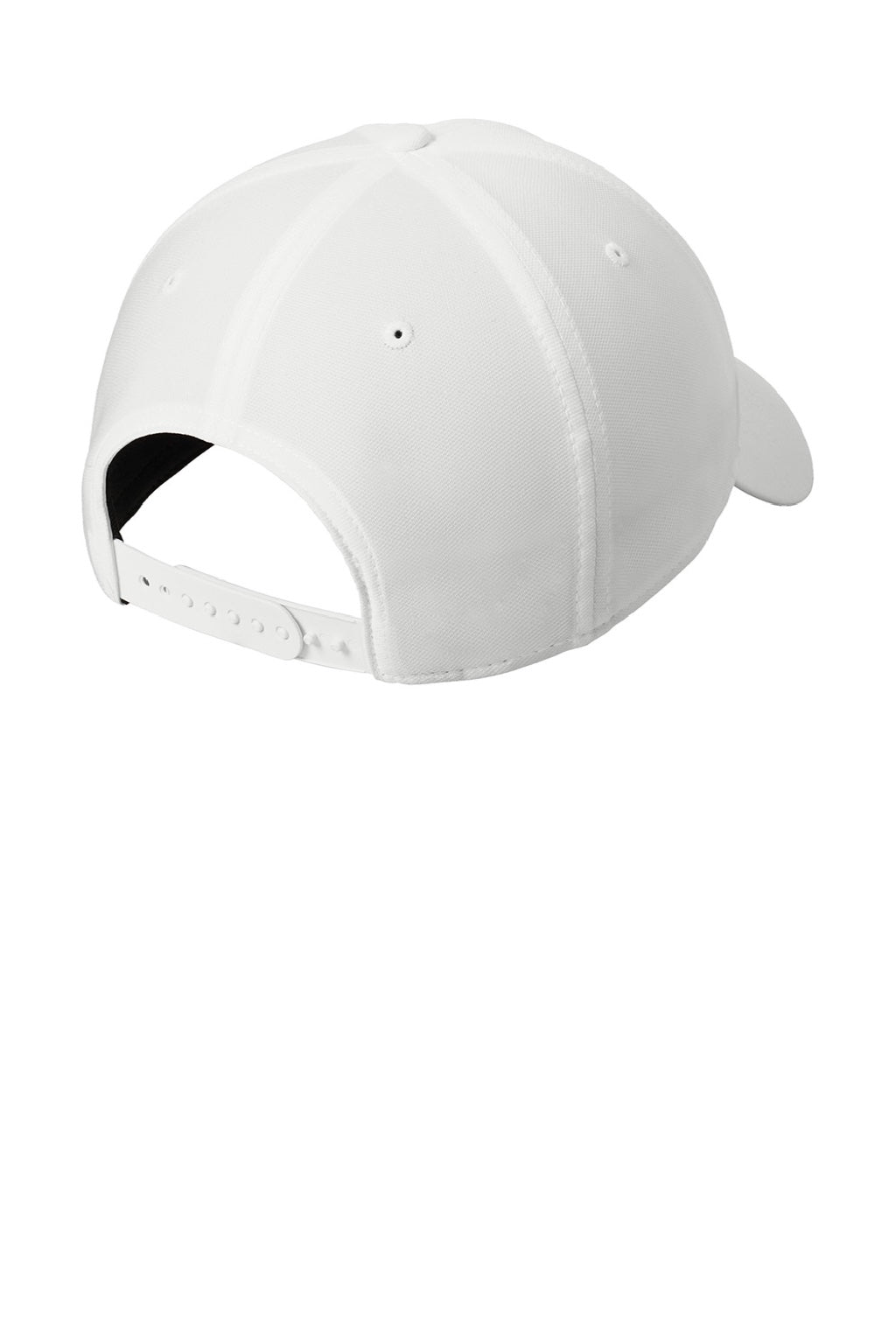 Nike Hats NKFB6450 Mens Dri-Fit Performance Adjustable Hat White Flat Back