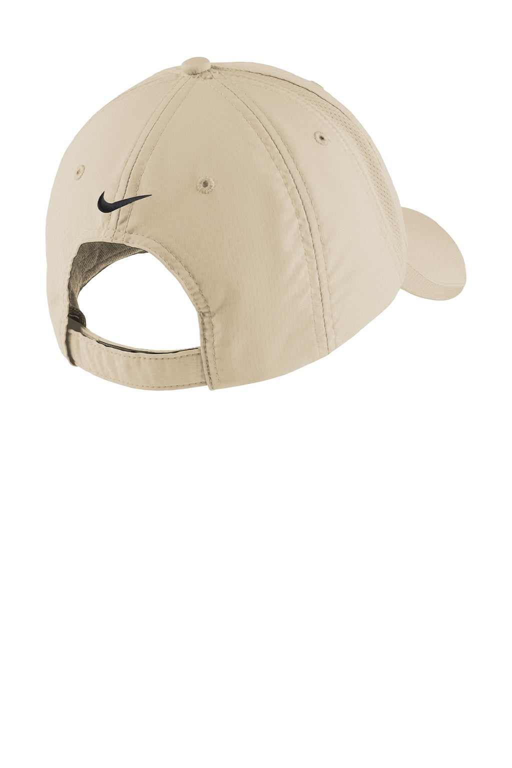 Nike Hats 247077/NKFD9709 Mens Sphere Dry Moisture Wicking Adjustable Hat Birch Flat Back