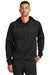 Nike NKFD9735 Mens Therma-Fit Fleece Hooded Sweatshirt Hoodie w/ Pouch Pocket Black Model Front