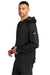Nike NKFD9735 Mens Therma-Fit Fleece Hooded Sweatshirt Hoodie w/ Pouch Pocket Black Model Side
