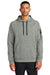 Nike NKFD9735 Mens Therma-Fit Fleece Hooded Sweatshirt Hoodie w/ Pouch Pocket Heather Dark Grey Model Front