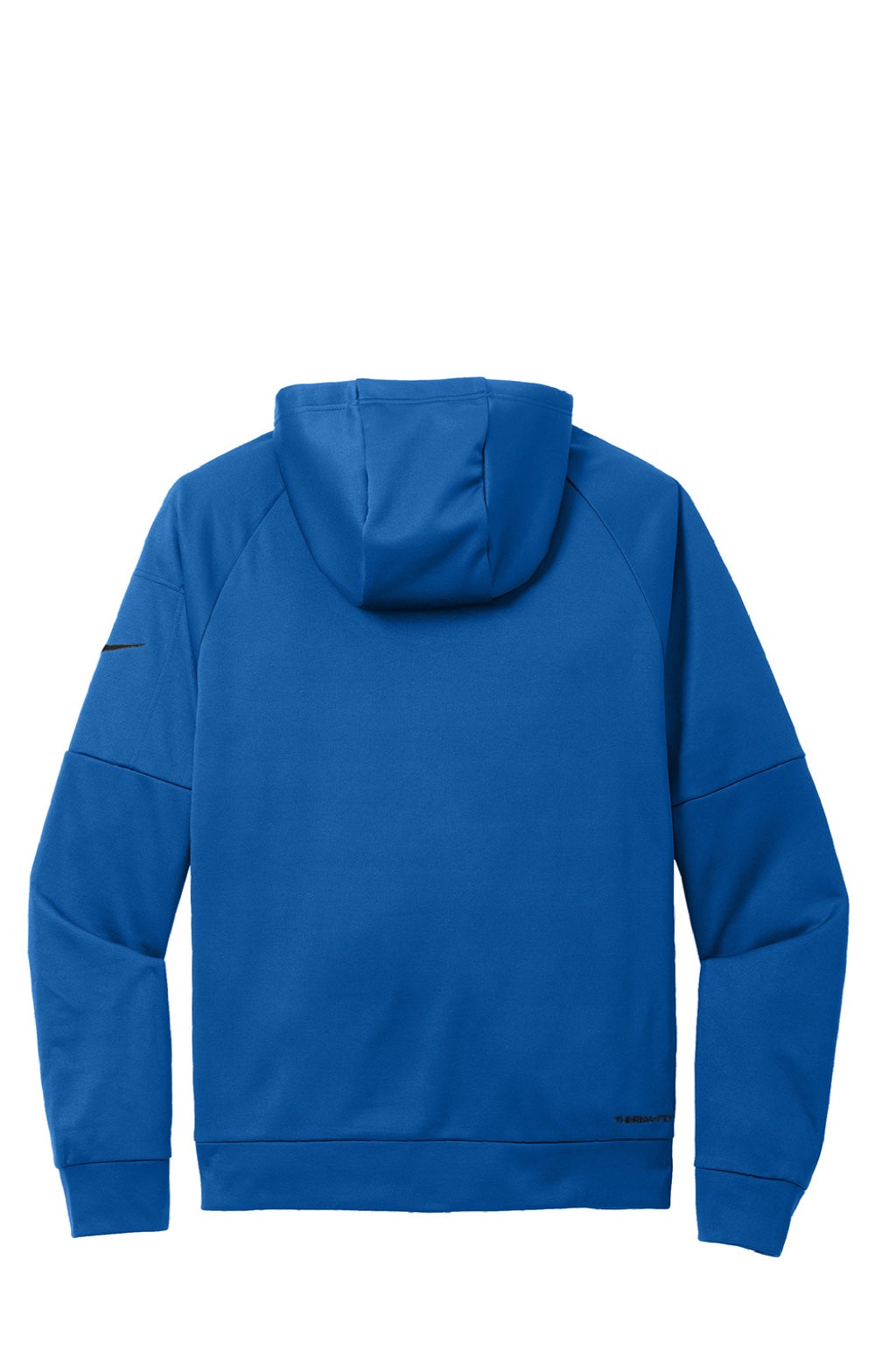 Nike NKFD9735 Mens Therma-Fit Fleece Hooded Sweatshirt Hoodie w/ Pouch Pocket Game Royal Blue Flat Back