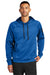Nike NKFD9735 Mens Therma-Fit Fleece Hooded Sweatshirt Hoodie w/ Pouch Pocket Game Royal Blue Model Front