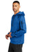 Nike NKFD9735 Mens Therma-Fit Fleece Hooded Sweatshirt Hoodie w/ Pouch Pocket Game Royal Blue Model Side