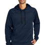 Nike Mens Therma-Fit Fleece Hooded Sweatshirt Hoodie w/ Pouch Pocket - Navy Blue