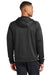 Nike NKFD9742 Mens Therma-Fit Fleece 1/4 Zip Hooded Sweatshirt Hoodie w/ Pouch Pocket Black Model Back