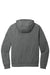 Nike NKFD9742 Mens Therma-Fit Fleece 1/4 Zip Hooded Sweatshirt Hoodie w/ Pouch Pocket Heather Charcoal Grey Flat Back