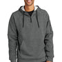 Nike Mens Therma-Fit Fleece 1/4 Zip Hooded Sweatshirt Hoodie w/ Pouch Pocket - Heather Charcoal Grey