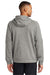 Nike NKFD9742 Mens Therma-Fit Fleece 1/4 Zip Hooded Sweatshirt Hoodie w/ Pouch Pocket Heather Dark Grey Model Back