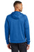 Nike NKFD9742 Mens Therma-Fit Fleece 1/4 Zip Hooded Sweatshirt Hoodie w/ Pouch Pocket Game Royal Blue Model Back