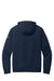Nike NKFD9742 Mens Therma-Fit Fleece 1/4 Zip Hooded Sweatshirt Hoodie w/ Pouch Pocket Navy Blue Flat Back