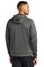 Nike NKFD9859 Mens Therma-Fit Fleece Full Zip Hooded Sweatshirt Hoodie w/ Pockets Anthracite Grey Model Back