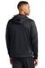 Nike NKFD9859 Mens Therma-Fit Fleece Full Zip Hooded Sweatshirt Hoodie w/ Pockets Black Model Back