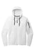 Nike NKFD9859 Mens Therma-Fit Fleece Full Zip Hooded Sweatshirt Hoodie w/ Pockets White Flat Front