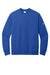 Nike NKFD9863 Mens Club Fleece Crewneck Sweatshirt Game Royal Blue Flat Front