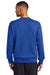 Nike NKFD9863 Mens Club Fleece Crewneck Sweatshirt Game Royal Blue Model Back