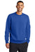 Nike NKFD9863 Mens Club Fleece Crewneck Sweatshirt Game Royal Blue Model Front