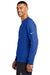 Nike NKFD9863 Mens Club Fleece Crewneck Sweatshirt Game Royal Blue Model Side
