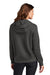 Nike NKFD9889 Womens Club Fleece Hooded Sweatshirt Hoodie w/ Pouch Pockets Anthracite Grey Model Back
