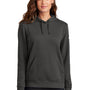 Nike Womens Club Fleece Hooded Sweatshirt Hoodie w/ Pouch Pockets - Anthracite Grey
