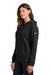 Nike NKFD9889 Womens Club Fleece Hooded Sweatshirt Hoodie w/ Pouch Pockets Black Model Side