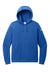 Nike NKFD9889 Womens Club Fleece Hooded Sweatshirt Hoodie w/ Pouch Pockets Game Royal Blue Flat Front